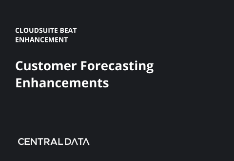 Customer Forecasting Enhancements