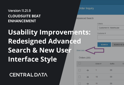 Usability Improvements: Redesigned Advanced Search & New User Interface Style